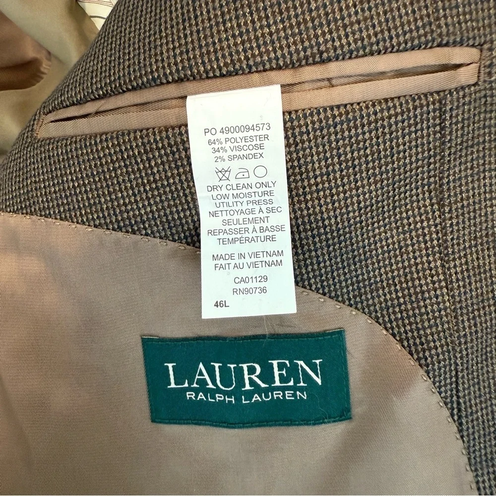 Lauren Ralph Lauren Mens blazer 46L